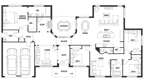 Wide Shallow Lot House Plans | plougonver.com