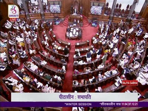 Rajya Sabha Adjourned Till Noon Amid Opposition Uproar On Suspension Of