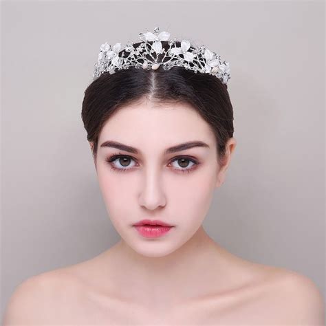 Aliexpress Buy Romantic Wedding Brides Hair Crown Princess Tiaras