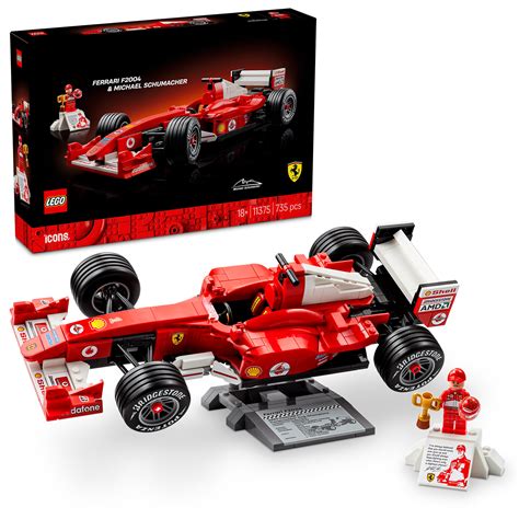lego icons  set  ferrari  michael schumacher