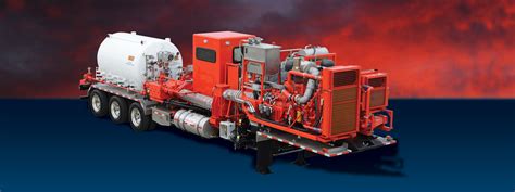 Combination Nitrogen Fluid Pump Units Well Service Pumping Equipment Csandp Technologies