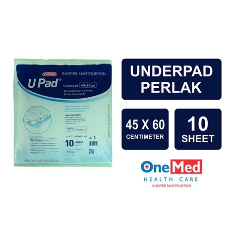 Jual Underpad Upad Perlak 45 X 60 Cm OneMed Alas Popok Bayi Dan Dewasa