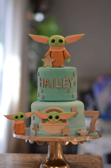 Grogu aka Baby Yoda Birthday Party Ideas | Photo 1 of 16 in 2022 | Yoda ...