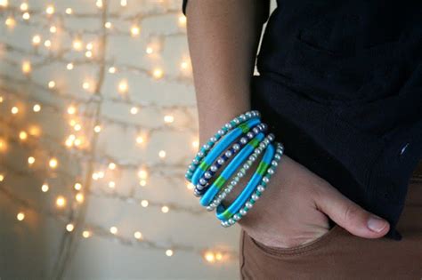 Pearly And Colourful Bracelets Diy Alldaychic