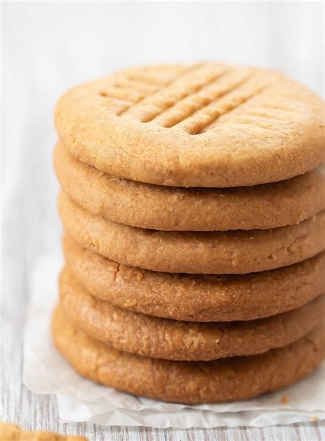 2 Ingredient Healthy Peanut Butter Cookies No Flour Butter Refined