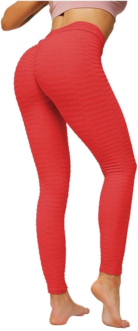 Dylung Push Up Sport Leggings Damen High Waist Sporthose Scrunch