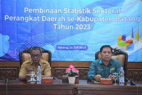 Pemkab Batang Gelar Pembinaan Statistik Sektoral Tahun