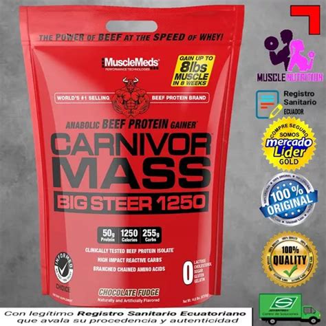 Carnivor Mass 15 Lb Ganador Masa Peso Protein Regis Sanitari Envío gratis