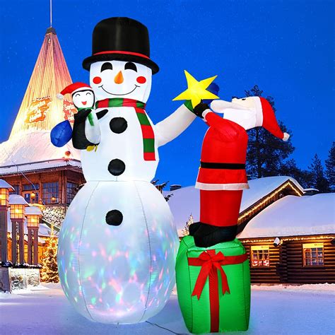 Amazon Hazms Ft Large Christmas Inflatables Outdoor Decorations