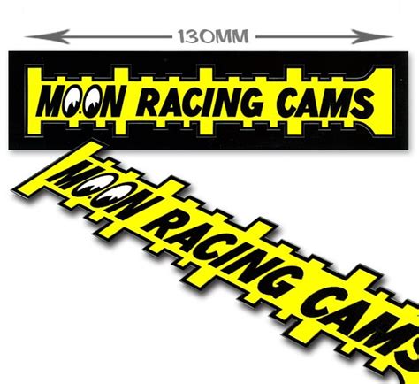 Moon Racing Cams Sticker