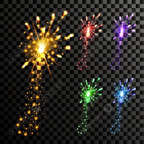 Fireworks Salute Vector Png Images Firework Vector Night Carnival