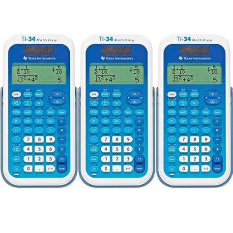 Texas Instruments TI 34 MultiView Scientific Calculator 16 Digit LCD