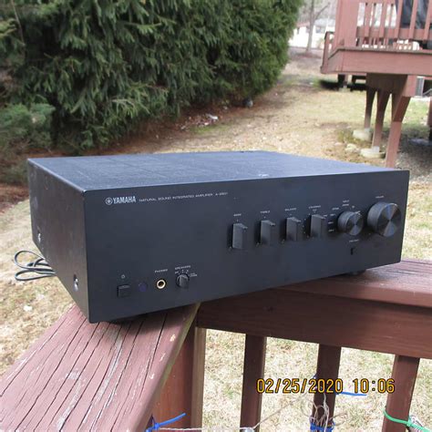 Yamaha A S500 Stereo Integrated Amplifier Black Reverb