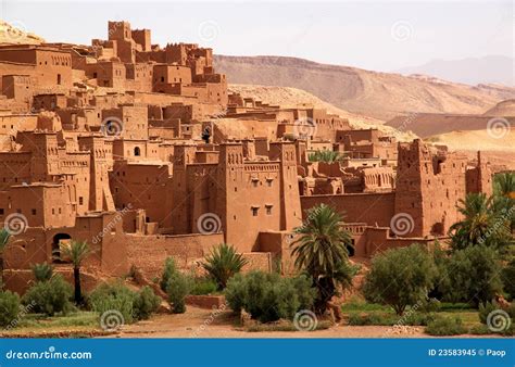 Ait Benhaddou Marokkanische Alte Festung Stockbild Bild Von Enorm