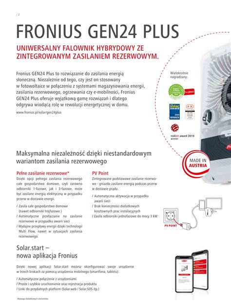 Falownik Hybrydowy Fronius Gen Plus Solar Works