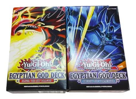 Yugioh 2 Decks De Dioses Egipcios Diferentes Obelisk Slifer Meses