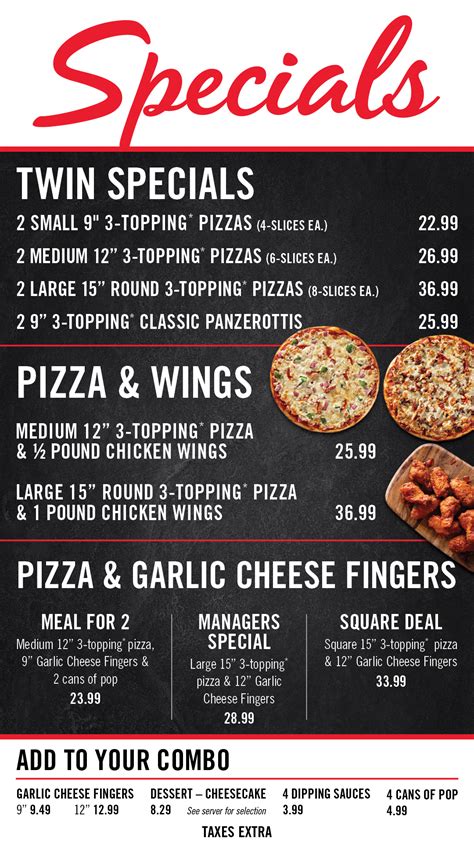 Pizza Delight Sauble Beach View Our Menu