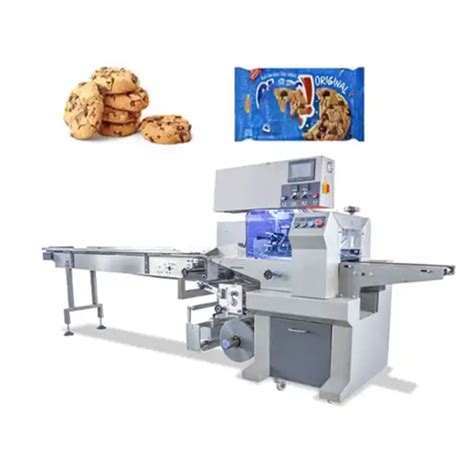 Full Automatic Horizontal Biscuit Cookie Packaging Machine Horizontal