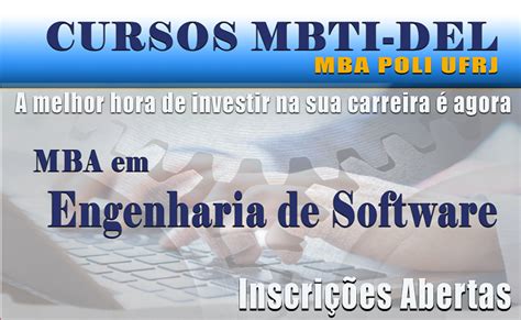 Inscri Es Abertas Mba Engsoft Portal De Eventos