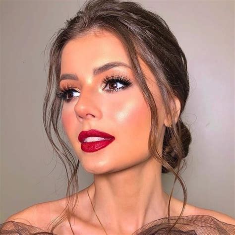 Bridal Makeup Red Lips Red Lips Makeup Look Bride Makeup Glam Makeup