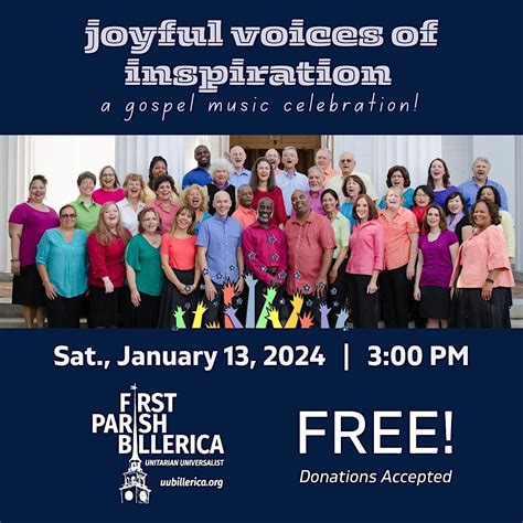 Gospel Concert Featuring Joyful Voices Of Inspiration From Boston 7