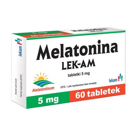 Melatonina Lek AM 5 Mg Tabletki 60 Szt