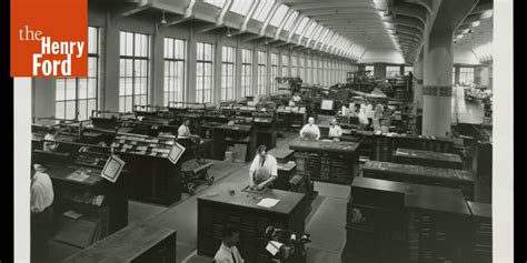 Composing Room Of Dearborn Publishing Company At The Ford Engineering