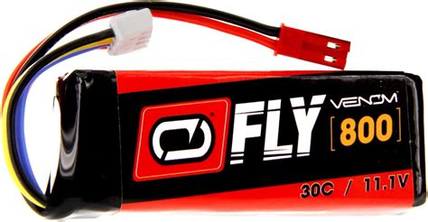 Amazon Venom Fly 30C 3S 800mAh 11 1V LiPo Battery With JST Plug