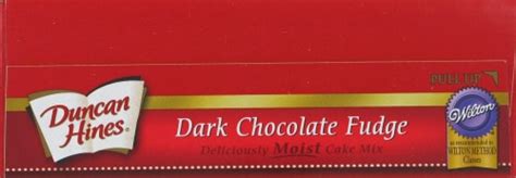 Duncan Hines Dark Chocolate Fudge Cake Mix 165 Oz Kroger