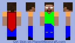 herobrine (cape) Minecraft Skin