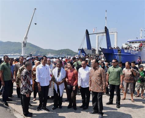 Presiden Jokowi Resmikan Pengembangan Pelabuhan Sibolga Sekretariat