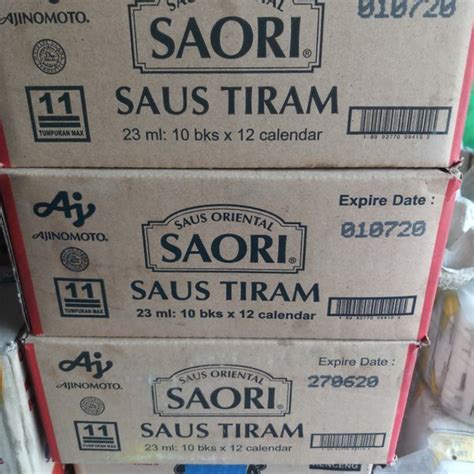 Jual Saori Saus Tiram Sachet 23 Ml 1 Dus Shopee Indonesia