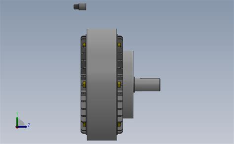 Fzy型单出轴、止口支撑、水冷磁粉制动器[fzy200] Solidworks 2018 模型图纸下载 懒石网