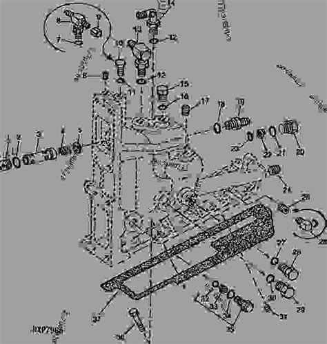 Rockshaft Control Valve Housing Without Hitch Tractor John Deere 4955 Tractor 4555 4755