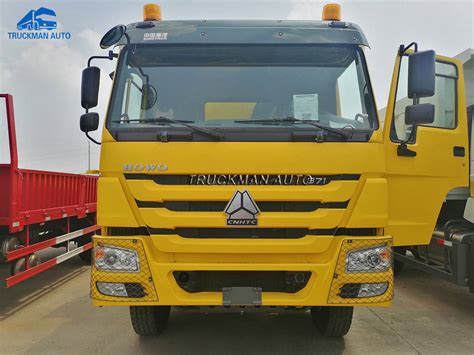 Sinotruck Howo 371hp Tipper Truck With U Shape Cargo Box