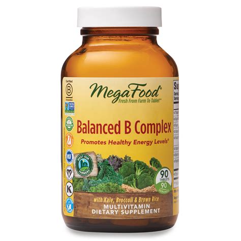 Megafood Balanced B Complex Promotes Healthy Energy Levels B Vitamin