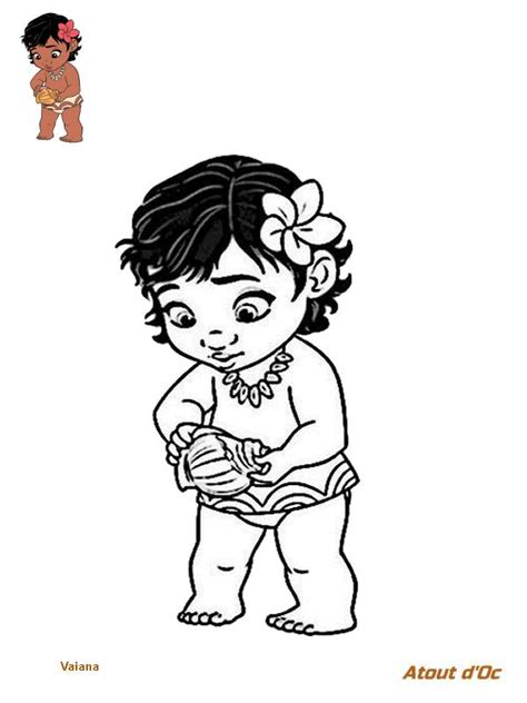 Nice Coloriage Vaiana Bebe Gallery Coloriage Vaiana Coloriage