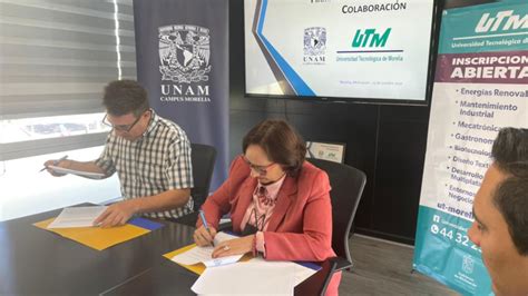 UTM Y UNAM Campus Morelia Firman Convenio