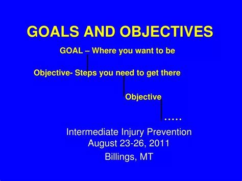 Ppt Goals And Objectives Powerpoint Presentation Free Download Id 5202137