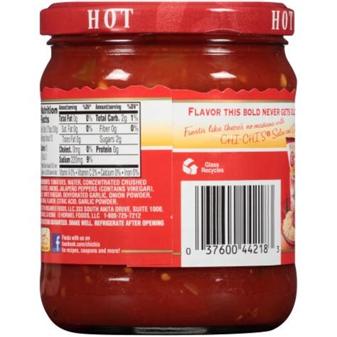 Chi Chi S Hot Thick Chunky Salsa 15 5 Oz Ralphs