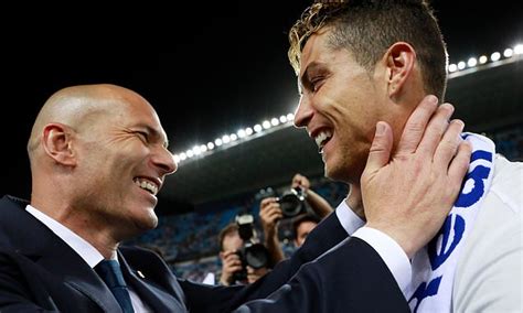 Cristiano Ronaldo Heaps Praise On His Former Real Madrid Boss Zinedine