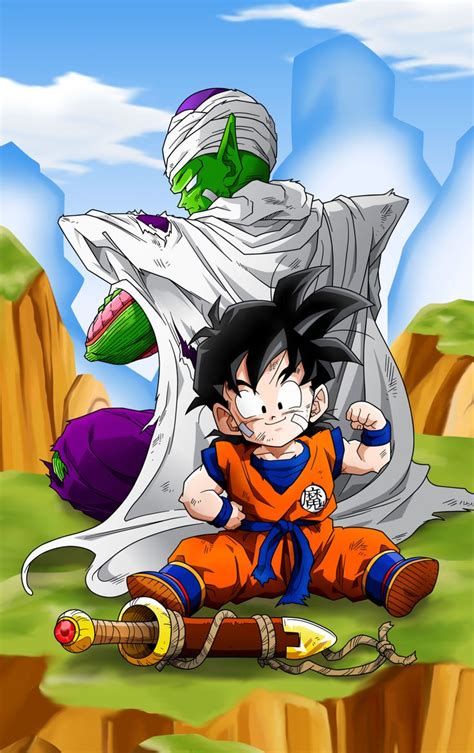 Gohan And Piccolo Training Anime Dragon Ball Dragon Ball Dragon