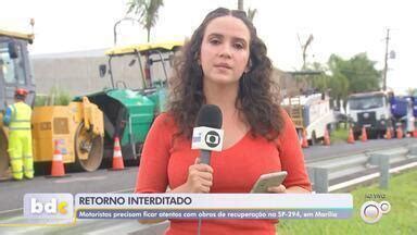 Bom Dia Cidade Bauru Obras Interditam Trevo Da Rodovia Comandante