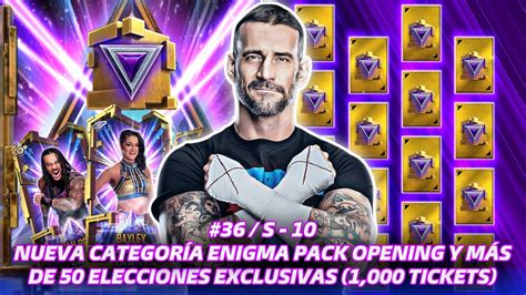 Wwe Supercard Nueva Categor A Enigma Pack Opening Y M S De