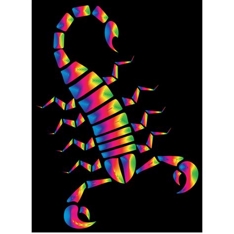 Colorful Abstract Tribal Scorpion 13 Free Svg