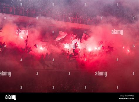 Liège Belgique 30th Septembre 2022 Les Supporters De Standard