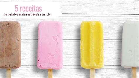 5 receitas de gelados mais saudáveis aptos a vegan e APLV YouTube