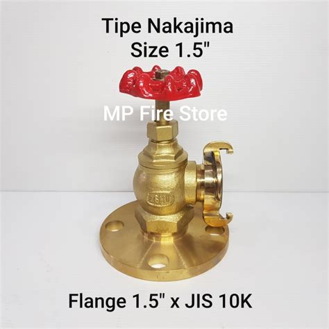 Jual FIRE LANDING HYDRANT VALVE ZEKI 1 5 NAKAJIMA FLANGE PEMADAM