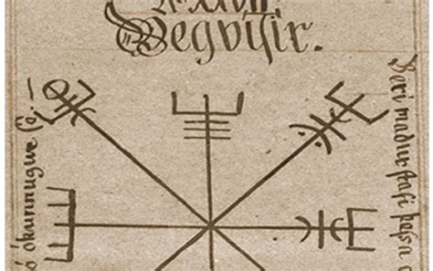 Vegvisir From Geir Vigfússons Work Huld Manuscript It Was A Kind Of