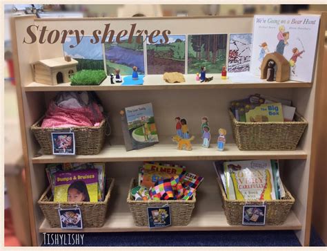 Updated Story Shelves In My Early Years Classroom Reading Corner Classroom Year 1 Classroom